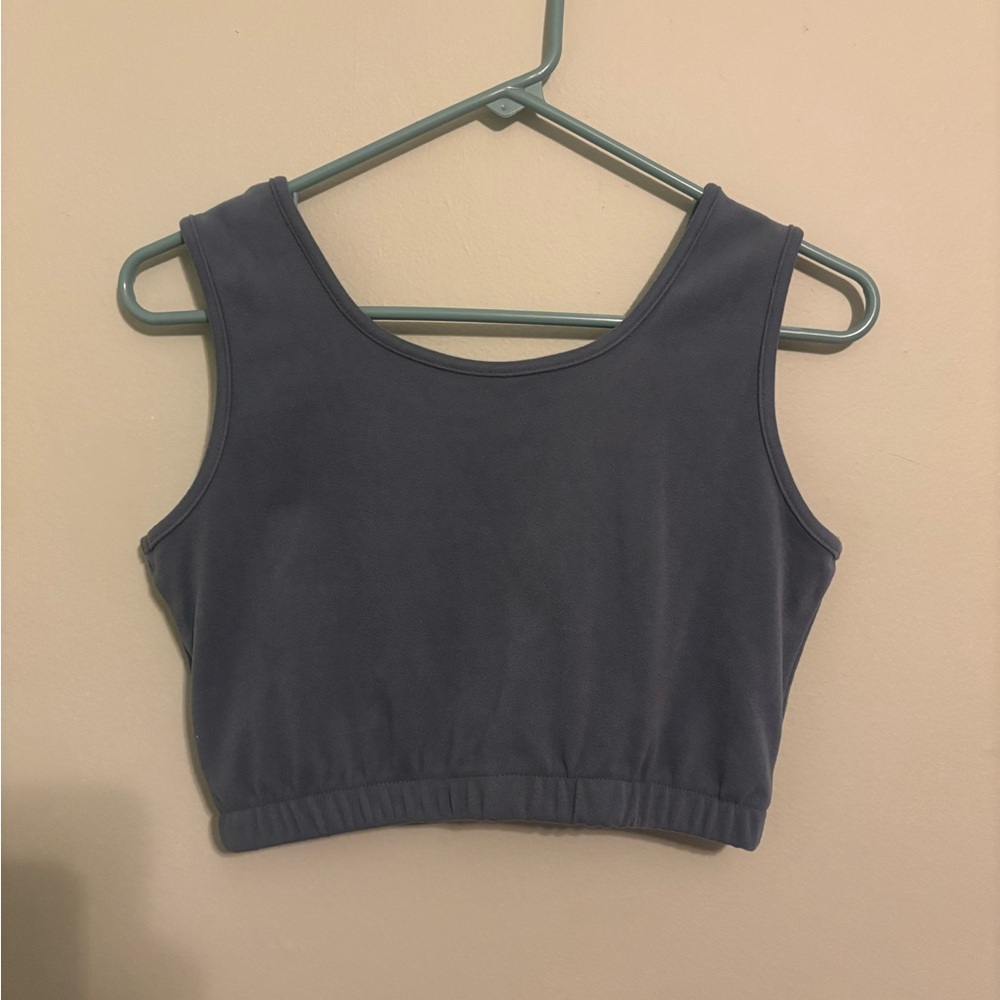 Women's Blue Crop Top